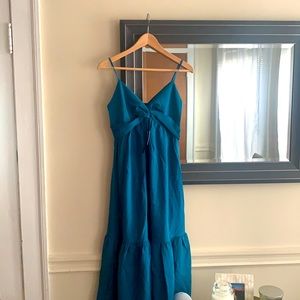 Banana Republic twisted top midi dress